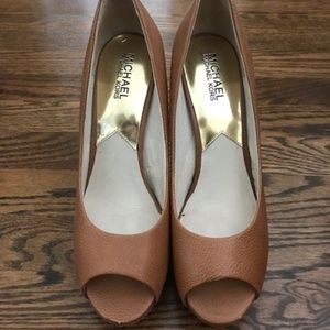 Michael Kors Brown Platform Heels